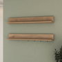 Hanah Home AE107 - 4683 Estantería de Pared Nogal 120 cm